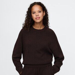 Gap CashSoft Slouchy Seam Sweater in terra brown